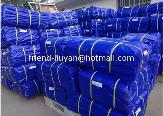 Blue Polyethylene Tarp Sheet 80gsm Tarpualin Cover PE Woven Fabric