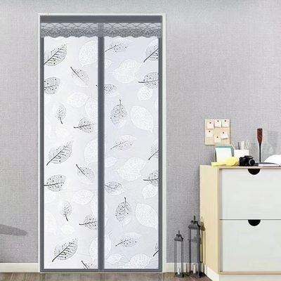 Printed Plastic Film Door Magnetic Anti Cold Foil Door 90x220cm